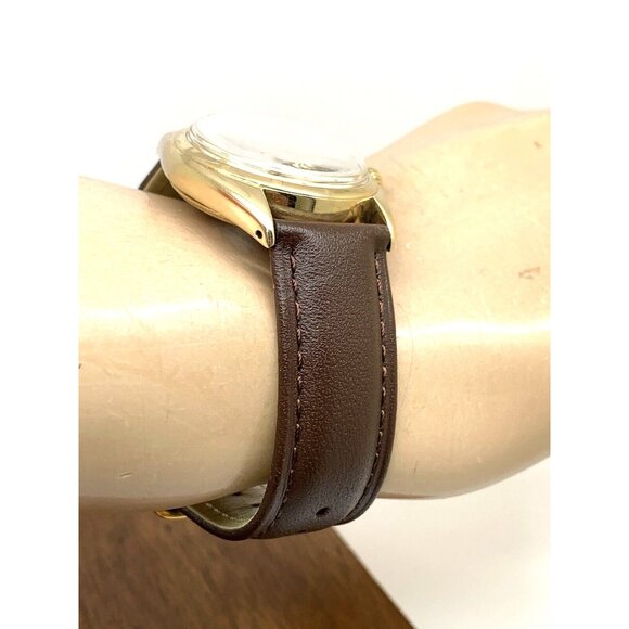 Rolex Oyster Precision Men's Watch Vintage Swiss Automatic 14k Gold Case 34mm - Picture 12 of 14